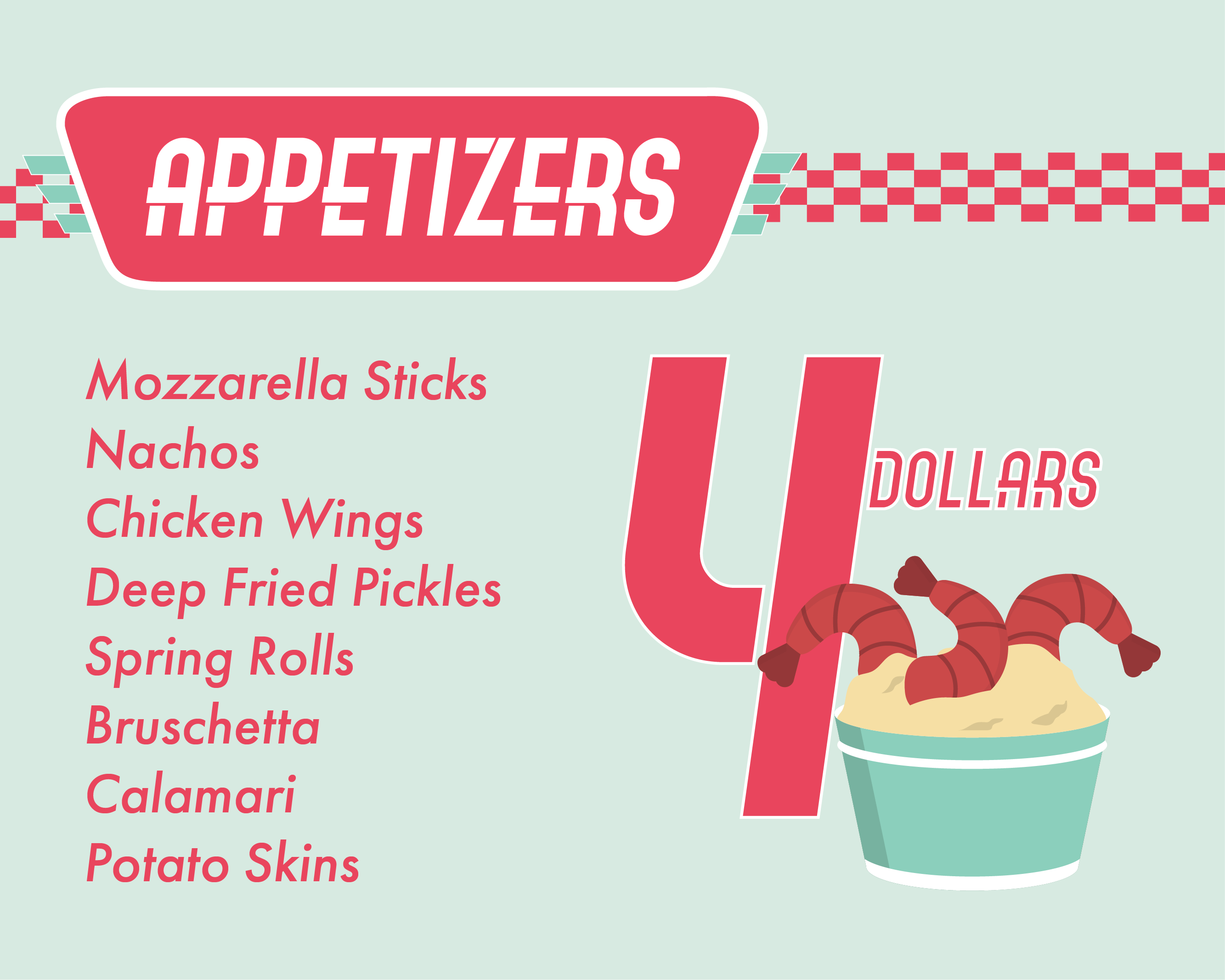 appetizer menu