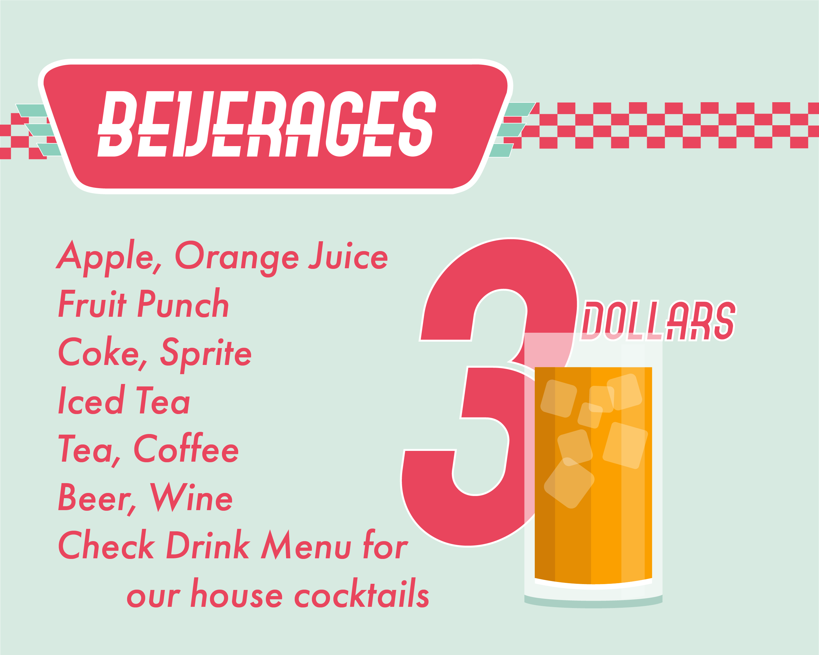 beverages menu